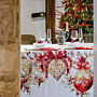 Tovaglia Maison Sucrée Natale Rosso PREZIOSI