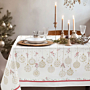 Tovaglia Vallesusa Natale Beige Oro SPARKLING