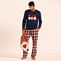 Pigiama uomo Maryhome Natale Blu FAMILY